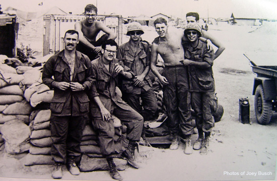L to R - Joey Busch - Jerry Corey - Rick  Novak - Steve Rich - Frank Jantorno - Unknown - Fred Nachshen in back
